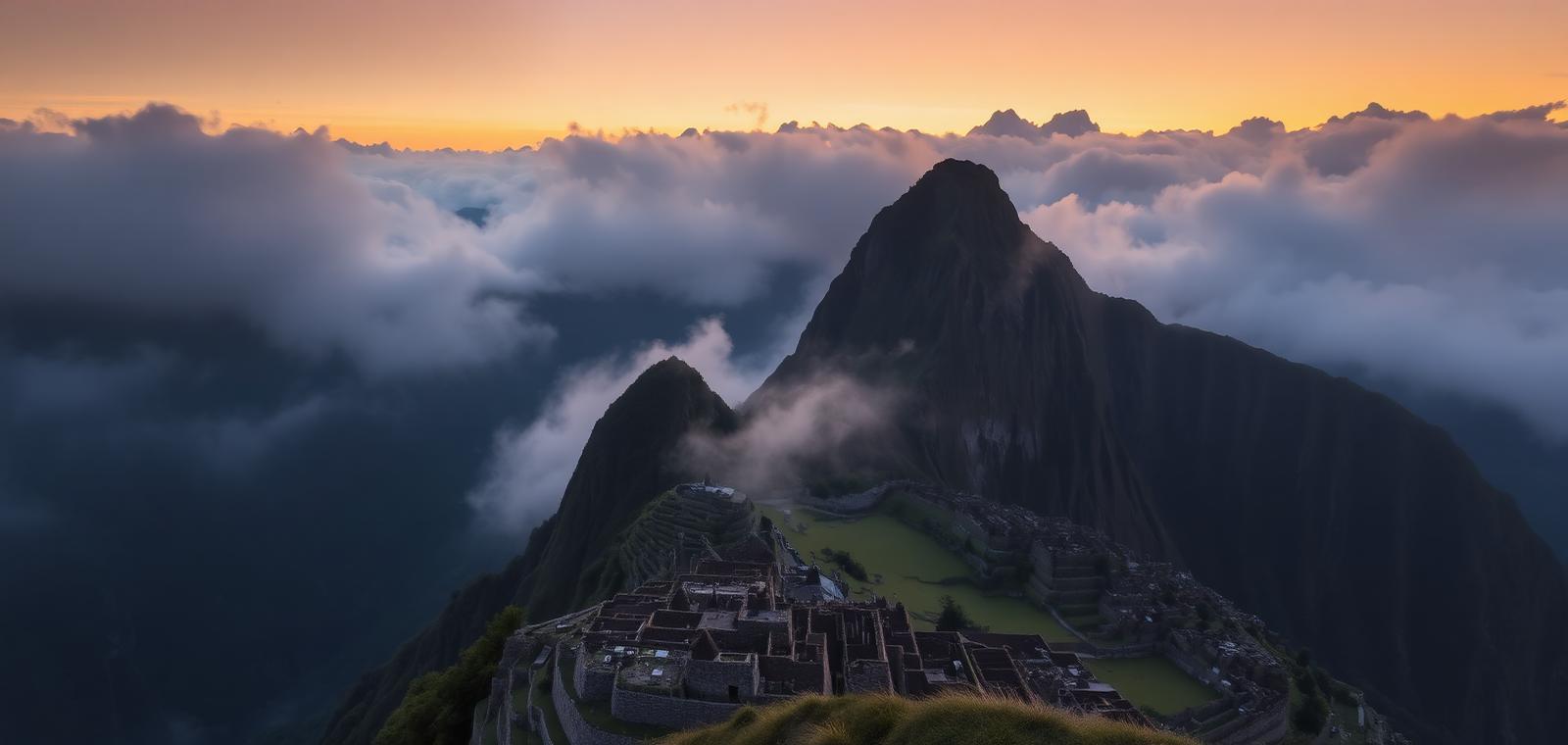 Machu Picchu at sunrise